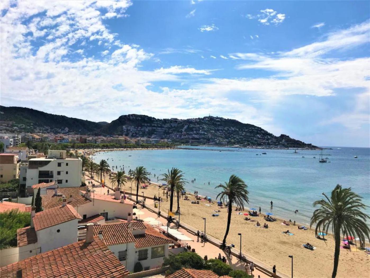 Piso Vista Mar Y Parking En Roses Av-30 Apartamento Exterior foto
